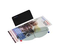 Photochromic and Anti-Fog Film for Motorcycle Helmet Visor Helmet Shield Insert Lens Transitional Visor Film from A Clear to A Indigo Tint,Stay Transparent Indoors,Darken in the Sun,Visual Comfort