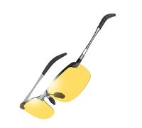 Photochromic Driving Glasses, Color Changing Sunglasses | Light Reactive Sunglasses | UV400 Protection, Anti Glare, Polarized Driving Goggles, Outdoor Eyewear For Men/Women, Day And Night -use