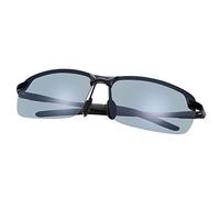 Photochromic Polarized Sunglasses Blue Light Blocking Spring Hinge Glasses UV400 Protection Safety Eyeglasses for Men Women Day and Night Sport Driving Golf Fishing Anti Glare Photosensitive Eyewear