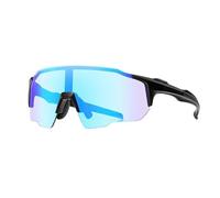 Photochromic Sunglasses - Light Adaptive Transition Sports Eyewear For Men & Women, UV400 Half-Frame Cycling Sunglasses For Outdoor Biking, Running, Hiking, Fishing & Mountain Trails, Clear To