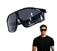 Photochromic Sunglasses Unisex - 5.59 Inch Adjustable Light Filter Lenses, Robust Frame Construction, Sports Glasses for Bicycle Trekking Trail Running Outdoor Activity Baseball Fishing Riding