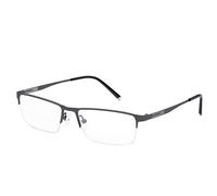 Photochromism Gray Reading Glasses Half Frame Titanium Alloy Transition Readers Eyeglasses +2.75