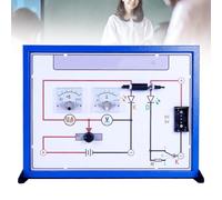 Photoelectric Effect Demonstrator with Light Source & Micro-current Amplifier, Physics Lab Equipment for High School & College, Quantum Physics Teaching Aid with Zinc Plate