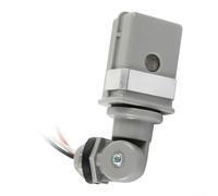 Photoelectric sensor light control switch for outdoor street lamps featuring IP54 waterproof design, automatic dusk to dawn control, and built in false trigger delay