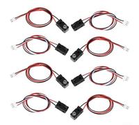 Photoelectric Sensor Switch 4 Pairs IR Break Beam 3mm LED Module for Smart Car Robot for access Control System DC5V 25cm Range(With Terminals)