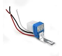 Photoelectric Street Light Controller, 220V 10A 2200W Automatic Light Sensor Switch for Outdoor Lighting, Compatible with Incandescent/Fluorescent/LED Lamps and Exhaust Fans