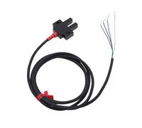 Photoelectric Switch EE-SX670-1U-slot NPN Induction Sensor with 1m PU Cable Detection Range 5mm SX671 SX672 SX674 White Black(EE-SX674-1)