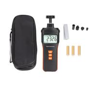 Photoelectric Tachometer Digital Stroboscope Tachometer High Accuracy Non Contact Multifunctional Rotation Meter Tester for Industrial Automotive Marine Applications ABS Plastic