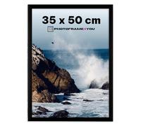 Photoframe4you - Picture Frame 35x50 cm MDF with Acrylic Glass - Matt Black