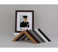 photoframesandmore Graduation Frames for Mounted University Pictures | Unusual size Graduation Frame | Pre-mounted University Picture Frame | To stand or hang White 23x27cm