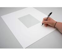 Photoframesandmore Wedding Signature Board. Modern Wedding Guestbook. Bright White, Untextured Mount, perfect for writing on. 40x50cm to suit 8x6