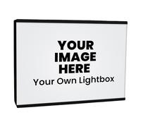 Photograph Light Box XL | A4 Custom Photo Print Lighting | Illuminated Custom Picture Night Lamp | LED Picture Foto Frame | Photo Upload Display Sign | Personalised Home Decor