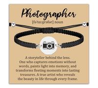 Photographer Bracelet Photographer Jewelry Lover Gift A True Artist Who Reveals The Beauty In Life Through Every Frame, S, Metal, na unknow