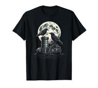 Photographer Camera Lens Raven Bird Photography Moon Value Graphic T-Shirt