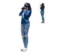 Photographer Figure Model - Miniature Scene Doll, Realistic Street Figurine | 1/64 Scale People Statue, Urban Collectible Diorama Character, Miicro Display Toy For Men, Women, Kids, Room Décor, Photo