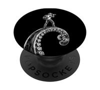 Photographer Octopus Moon Camera Vintage Photography Men PopSockets Adhesive PopGrip