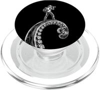 Photographer Octopus Moon Camera Vintage Photography Men PopSockets PopGrip for MagSafe
