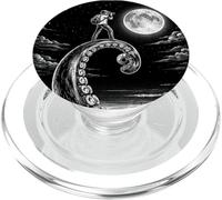 Photographer Octopus Moon Camera Vintage Photography Men PopSockets PopGrip for MagSafe