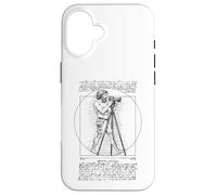 Photographer Photography Vitruvian Man Leonardo Da Vinci Case for iPhone 16