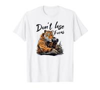 Photographer Wildlife-Nature-Photographer Funny Quote Camera Value Graphic T-Shirt, Men, White, S