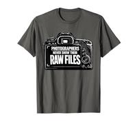 Photographers Never Show Their RAW Files Funny Photography T-Shirt
