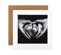 Photographic Blank Card from Hallmark - Black and White Baby Themed Design