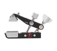 Photographic Equipment Clamp, Double Axes Knob Locking Large Size Camera Mount Accessory Magnetic Clamp with Leveling Tool, for Camera, Light, Monitor, Action Camera