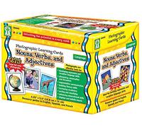 Photographic Learning Cards Nouns, Verbs and Adjectives