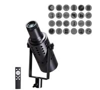 Photographic Projection Light - Dimmable Optical Spotlight with 24 Pattern Inserts and Remote Control for Creative Shooting and Enhanced Illumination