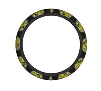 Photographing Dandelions Printed Steering Wheel Cover Elastic Stretch Car Wheel Wrap Breathable Non-Slip Steering Wheel Protector for Car Truck SUV