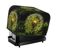 Photographing Dandelions Toaster Cover 2 Slice, Waterproof Bread Machine Covers with Pockets Universal Size Kitchen Small Appliance Cover with Handle, Dust and Fingerprint Protection