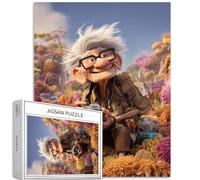 Photographing The Old Lady 1000 Piece Jigsaw Puzzles for Adults Fairy Tale Art Jigsaw Puzzle Colorful DIY Puzzles for Home Decoration Gifts Family Puzzle Perfect for Game Nights 20×27 Inches