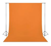 Photography Backdrop 56"x79" - Wrinkle-Resistant & Machine Washable - Beauty Burnt Orange Backdrop for Photoshoot Non-Reflective Studio Background for Product, Portrait, Video