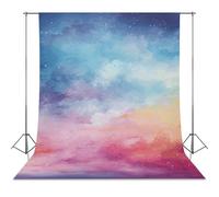 Photography Backdrop 56"x79" - Wrinkle-Resistant & Machine Washable - Watercolor Background Backdrop for Photoshoot Non-Reflective Studio Background for Product, Portrait, Video