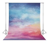 Photography Backdrop 56"x98" - Wrinkle-Resistant & Machine Washable - Watercolor Background Backdrop for Photoshoot Non-Reflective Studio Background for Product, Portrait, Video