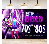 Photography Backdrop 60's 70's 80's For Disco Theme Banner Birthday Party Interior Decor Background Portrait Shooting Poster 250x180CM