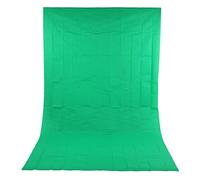 Photography Backdrop DoubleSided Cotton Background, 3x2.8 Meter Green, Thickened Cloth - Non Reflective, Durable Material, Ideal for Studio Portraits and Video Production (Verde)