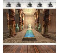 Photography Backdrop Egyptian Temple Ancient Temple To The God Background Birthday Party Decorations 240x180cm