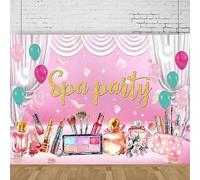Photography Backdrop For Girls Sweet Princess Spa Banner For Make Up Theme Birthday Party Decor Background Portrait Shoot Poster 440x300CM