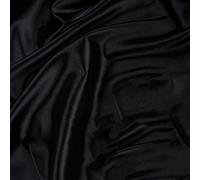 Photography Backdrop Solid Color Artificial Silk Cloth-Seamless Cloth Photo Background for Photography Studio (Black)
