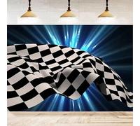 Photography Backdrop Speed Racing Happy Birthday Exciting Game Checkered Flag Car Dash Board Heavy Metal Cowboy Baby Background 120X80cm
