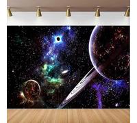 Photography Backdrop Universe Space Galaxy Planet Glittering Stars Starry Sky Background For Room Decor Portrait Shooting Poster 350x240CM