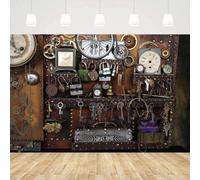 Photography Background Antique Retro Vintage Old Distillery Antique Gears Industrial Background Nostalgia Party Decor 440x300CM