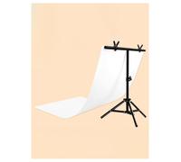 Photography Background Backdrop Screen, T-Shape Photo Backdrop Stand Kit with Clamps and PVC Screen Multiple Sizes(66x75cm/25.98x29.53in)