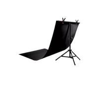 Photography Background Backdrop Screen, T Shape Tabletop Photo Backdrop Stand Kit For Jewelry Mini Items Multicolor Multiple Sizes(Black,66x75cm/25.98x29.53in)