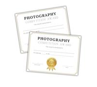 Photography Competition Award 30pk 8.5x11” Capture Mobile Comedy Wildlife Contest Excellence Fine Art Scenic Beginner Advanced Achievement
