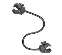 Photography Double U Clamp with Flexible Gooseneck for Holding Cameras Lights Microphones in Various Positions Adjustable Universally Adjustable Clamp with Flexible