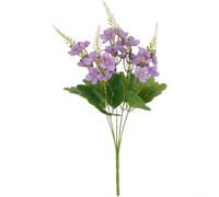 Photography Friendly Artificial Hyacinth Bouquet for Wedding Arch Decor Home Mantel Office Desk and Event Styling Purposes (F)