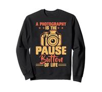 Photography is the pause button of life Sweatshirt