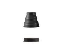 Photography Lens Folding Shading Extinction Cover Mobile Phone Micro-SLR Camera Anti-glare Glass Reflection (Color : Black, Size : S)